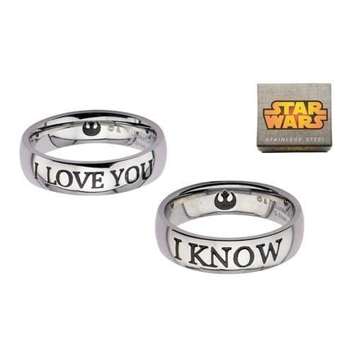 Star wars rings i love you i know sale