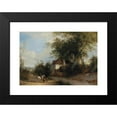 thumbnail image 2 of Henry John Boddington 18x13 Black Modern Framed Museum Art Print Titled - Travellers Outside a Country Inn, 2 of 5