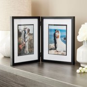 Studio Decor Simply Essentials 5 x 7 Black Hinged Frame with Mat