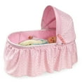 thumbnail image 5 of Badger Basket Foldable Doll Rocking Cradle with Hood for Dolls up to 22 inches- Pink/Rosebud, 5 of 11