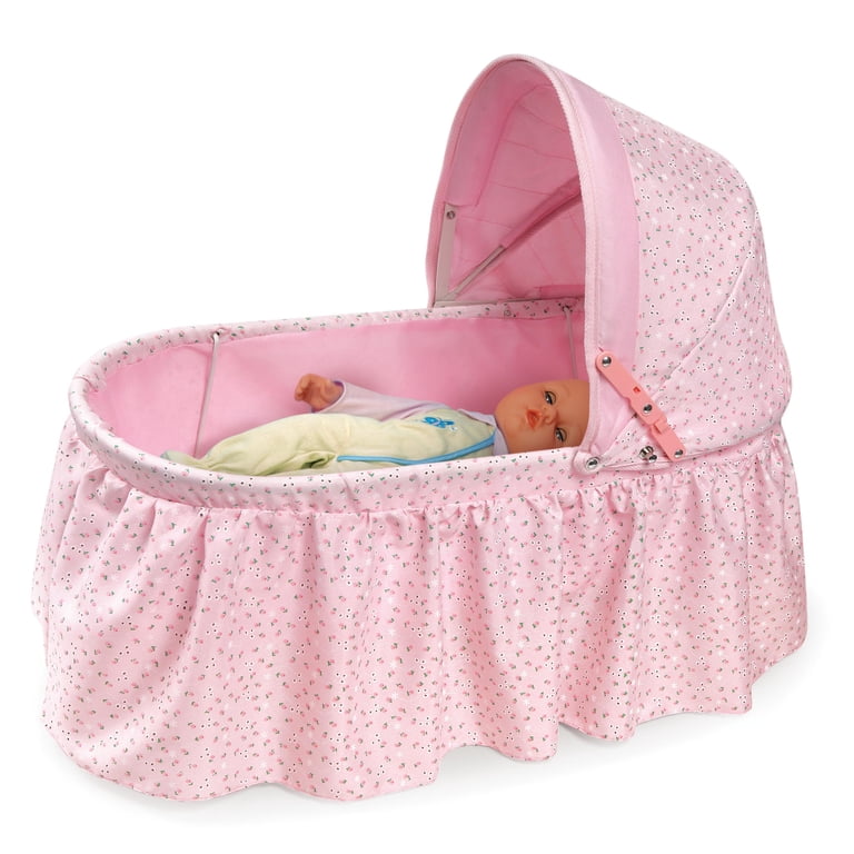 Badger Basket Foldable Doll Rocking Cradle with Hood photo 4