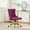 Purple, variant on Office Chairs A&A Furniture Office Chair,Modern Velvet Upholstered Tufted Button Home Office Chair with Golden Metal Base,Adjustable Desk Chair Swivel Office Chair (Purple),Ergonomic Office Chairs