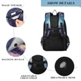 thumbnail image 4 of FORMRS Unisex School Backpack 17" Student Travel Bag with Laptop Compartment, Astronaut Pattern, 4 of 7