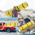 thumbnail image 3 of HALLOLURE 9X6FT Floating Water Pad Mat 3-Layer XPE Foam Roll-Up Floating Island for Pool Lake Ocean Boat Beach, Weight Capacity 310 lbs, 3 of 9