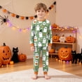 thumbnail image 5 of Leey-World Kids Halloween Pajamas Toddler Pajamas Boys Girls Baby Sets Kids Snug fit 2pcs Long-Sleeve Sleepwear, 5 of 9