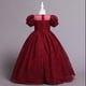 thumbnail image 4 of Vestido Para Niñas, Ropa Para Niñas, Vestido Para Niños, Vestido De Princesa De Manga Corta, Vestido De Cola De Flores, Falda, Vestido De Tutú Rojo Odeerbi LM103-1963, 4 of 4