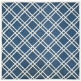 thumbnail image 6 of SAFAVIEH Cambridge Judy Geometric Wool Area Rug, Navy Blue/Ivory, 6' x 6' Square, 6 of 10