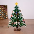 thumbnail image 1 of Boovnll Mini Christmas Tree, Christmas Gift Decoration Plywood Wooden Christmas Tree Hand-Assembled Children's Gift Desktop Window Decoration, Christmas Tree, Small Christmas Tree, 1 of 6