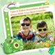 thumbnail image 4 of Cámara KIZJORYA digital HD de 48 MP para niños con tarjeta SD de 32 GB, verde, 4 of 7