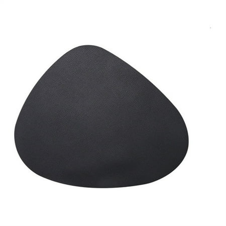 

Leather Western Placemat Tableware Pad Oil Water Resistant Heat Insulation Non-Slip Tablemat Coaster for Kitchen