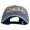 Navy, variant on Admiral Military Embroidered Big Size Washed Pigment Dyed Cap - Grey XL-3XL