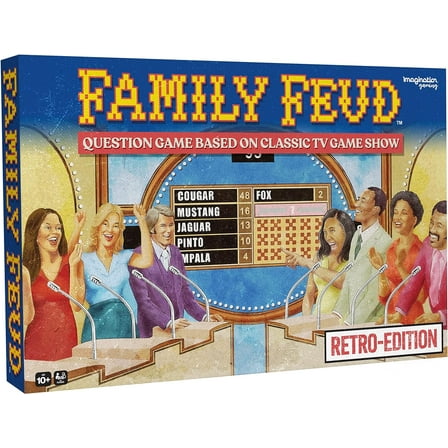 Imagination Gaming Unisex Adult Family FEUD Retro Edition Card Game