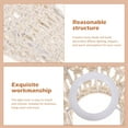 thumbnail image 4 of COMPUKAS Natural Texture Table Lampshades Iron Wire Frame Beige 1Set for Living Rooms, 4 of 6