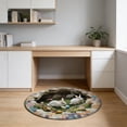 thumbnail image 4 of Easter 3D Rug 40*40, Custom Easter Bunny Round Rug Personalized 3D Effect Easter Day Carpet Non Washable Bunny Area Rug for Living Room Bedroom Birthday Indoor Home Decor Spring Day, 4 of 5