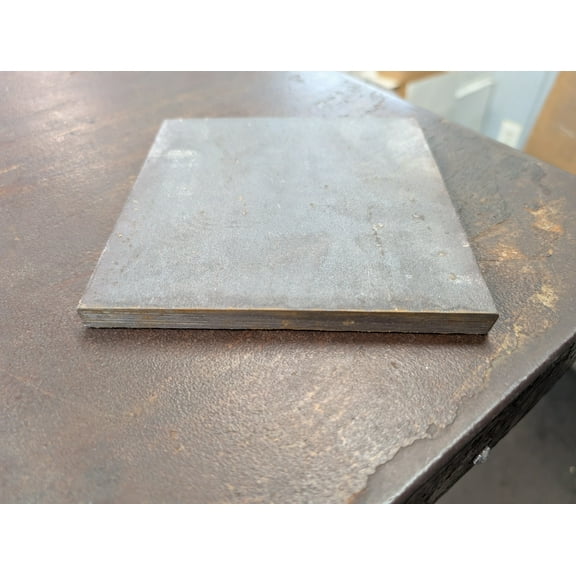 Hot Rolled Steel Plate 3/8" x 6" x 6" (2, 3/8" x 6" x 6")