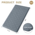 thumbnail image 2 of Buganda Kitchen Mats for Floor, Anti Fatigue Cushioned Kitchen Rugs, Non Slip Waterproof Floor Mats for in Front of Sink,17.3"x29", Grey, 2 of 9