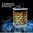 thumbnail image 2 of Shanna 75 LED Solar Light Dancing Flame Lantern Lamp Hanging, Auto Sensor Waterproof Outdoor for Courtyard Garden Corridor Grass, Warm White, 6 packs, 2 of 7