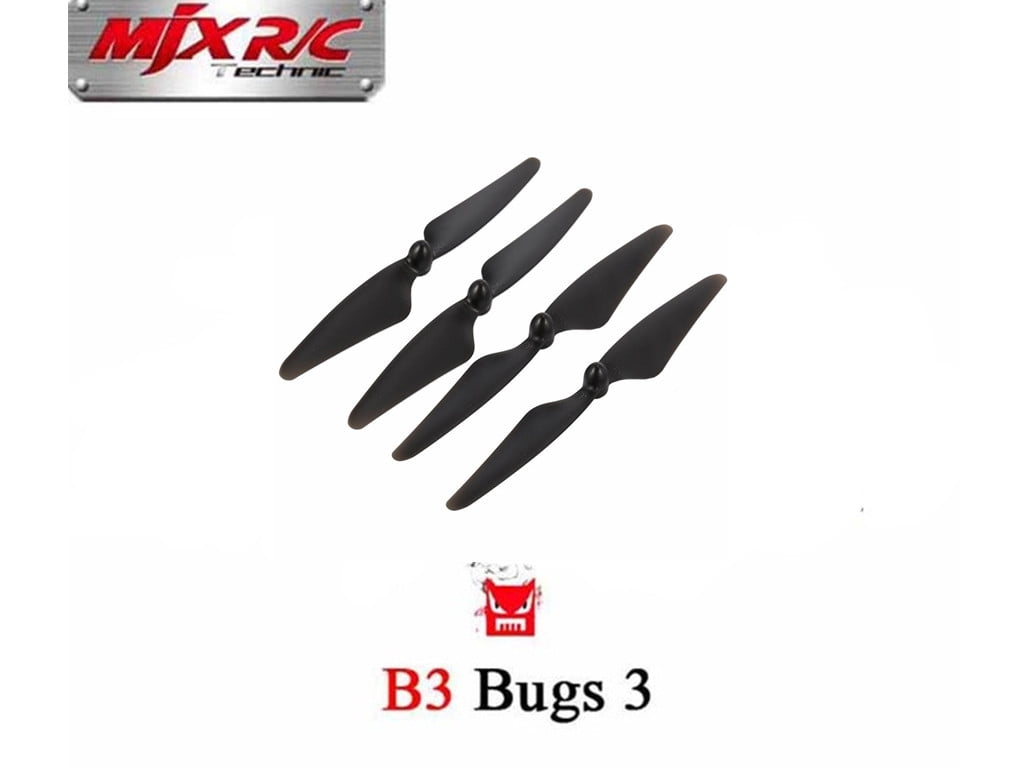 B Blesiya 4X Propellers Blades for MJX B3H Bugs 3H Bugs 3 Pro RC Drone Quadcopter Gold