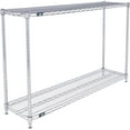 thumbnail image 3 of Nexel 2 Shelf Chrome ESD Wire Shelving Unit Starter 54""W x 14""D x 34""H, 3 of 3
