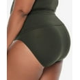 thumbnail image 2 of Ralph Lauren OLIVE GREEN Plus Size Shirred High-Waist Swim Bottom, US 16W, 2 of 2