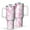 Pink Breast Cancer-2, variant on Pink Breast Cancer Tumbler with Handle and Lid,40oz Double Wall Vacuum Insulated Tumbler,Cups Gift for Women and Men