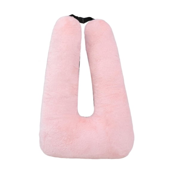 Cojín De Viaje Para Asiento Trasero De Coche Para Viajes Por Carretera, Viajes De Larga Distancia, Color Rosa