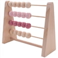 thumbnail image 4 of ÁBaco Madera Natural con Cuentas DecoracióN de Escritorio para HabitacióN de NiñOs Juguetes Educativos de Aprendizaje Temprano para BebéS, para HabitacióN NiñA y NiñO-1, 4 of 10
