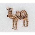 thumbnail image 2 of Faship  Chocolate Brown Rhinestone Crystal Camel Pin Brooch, 2 of 3