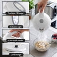 thumbnail image 4 of OVENTE 1.7L Electric Kettle with 1100W Fast Boiling Water, White KP72W | Best For Coffee or Tea, BPA-Free, Water Level Gauge, Auto Shut-Off, Indicator Light, Boil-Dry Protection & Removable Filter, 4 of 8