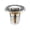 C- Silver, variant on Bathroom Sink Drain Plug, Polished Silver Push Button Bounce Core Drain Strainer, 1 Piece Universal Fit for Bathroom Vanity Basin, Anti-Clog Hair Catcher Quick Drain Replacement Parts