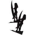 thumbnail image 3 of 2pcs Car Stickers Car Beauty Decals Sticker Vehicle Silhouette Stickers Reflective Car Sticker, 3 of 9