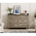 thumbnail image 2 of Mid Century Dresser with 6 Drawers, Wooden Kids Dresser for Kids Room Living Room, Gray, 2 of 8