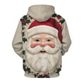 thumbnail image 4 of ShiShine Christmas Sweatshirts for Women Plush Warm Novelty Funny Xmas Tree Graphic Pullover Tops Loose Casual Shirts, 4 of 9