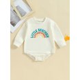thumbnail image 2 of Bagilaanoe Brother Sister Matching Clothes Toddler Baby Girl Boy Casual Sweatshirt Long Sleeve Letter Print Pullover 3M 6M 12M 18M 24M 3T Kids Fall Loose Tee Tops, 2 of 8