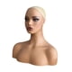 thumbnail image 2 of Cabeza de maniquí femenina realista, soporte para peluca con hombro, profesional, accesorios de belleza, soporte para pelucas, cabeza de maniquí para, 2 of 8