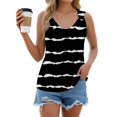 thumbnail image 2 of Jxximdong Tank Top for Women 2025 Casual Summer V Neck Sleeveless Camisole Ring Straps Loose Fit Workout Basic Shirts Spring Tops for Women, 2 of 4