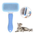 thumbnail image 3 of Cepillo para perros y gatos, cepillos para mascotas de pelo largo y corto, adecuado para depilación de mascotas grandes, medianas y pequeñas, depilación de mascotas con un solo clic - azul, 3 of 3