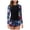 C, variant on Women's Tropical Print Two-Piece Rash Guard, Long Sleeve Top and Shorts Set, UPF 50+ Swimwear for Surfing and Snorkeling