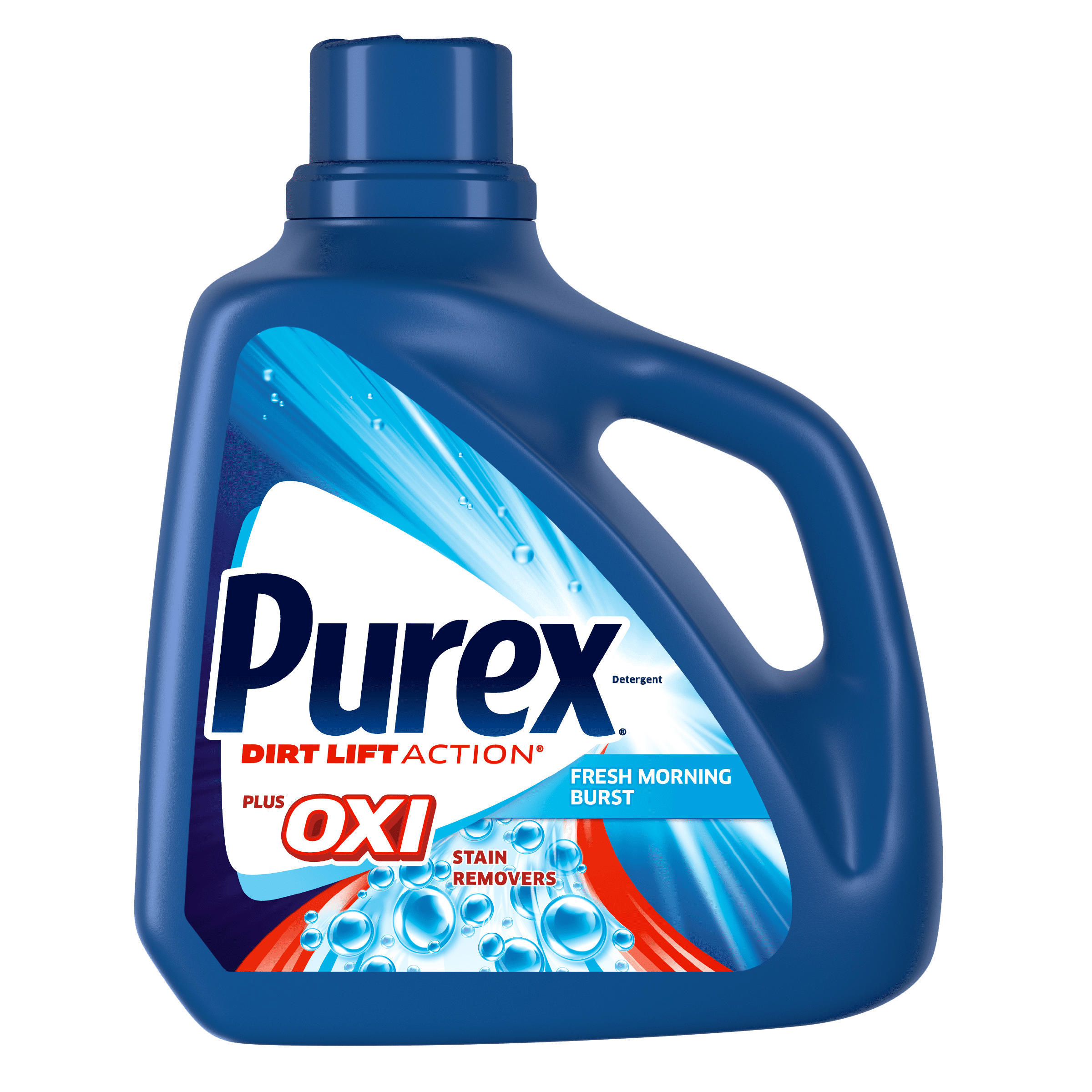 Purex Liquid Laundry Detergent Plus Oxi, Fresh Morning Burst, 128 Fluid ...