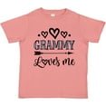 thumbnail image 3 of Inktastic My Grammy Loves Me Grandchild Girls Toddler T-Shirt, 3 of 5