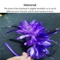 thumbnail image 3 of Diadema Ornamento Sonducket Mujeres Boda Ceremonia Pluma Flor Negro AP012180-06B, 3 of 6