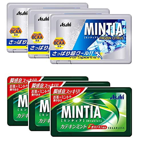 Mintia Assortment 2types 3pcs Japanese Mint Tablet Asahi Group Foods Walmart Com