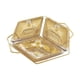 thumbnail image 3 of Bandeja dividida, contenedor para refrigerios, plato de refrigerio de vidrio, plato para servir con tapa, para 3 compartimentos, 3 of 9