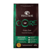 Angle View: Wellness CORE Natural Grain Free Dry Dog Food, Wild Game Duck, Turkey, Boar & Rabbit, 22-Pound Bag