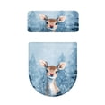 thumbnail image 5 of HELLHERO Little Deer Fashion Lid Cover Set for Toilet Stretch Soft for Hotel Home, 5 of 8