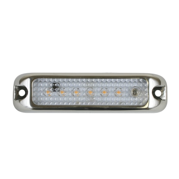 Scandvik 41741P 4 in. 10-30V Locker Light with Touch Switch for Boat, Stainless Steel