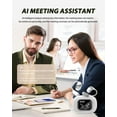 thumbnail image 3 of Over The Ear Language Translator Earbuds AI Headphones Live Language Translation Earbuds Real Time Open Ear Buds Headphones Wireless Bluetooth Touch Screen Translate Translating Earbuds, 3 of 7