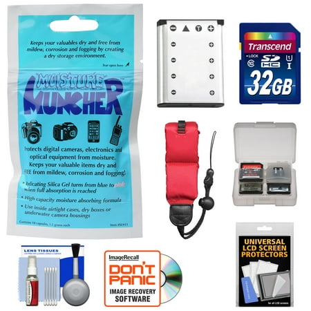 Essentials Bundle for SeaLife DC1400 HD Underwater Digital Camera with Silica Gel + 32GB Card + Battery + Floating Strap + Accessory Kit