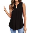 thumbnail image 2 of Fantaslook Womens Tank Tops V Neck Sleeveless Summer Shirts Loose Casual Tops Blouse, 2 of 9