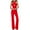 Red jumpsuits for women, variant on Wycnly Womens Jumpsuits Party Club Sexy Hollow out Y2k Style Slim Summer Jumpsuits Trendy Solid Halter Sleeveless Long Rompers for Women